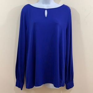 Talbots Woman Chest Cut Out Shirt  NEW  Size X